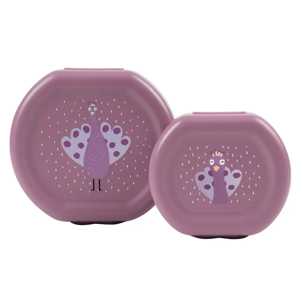 Snack Fiambrera Nido Clip - 2Pcs - Mrs. Peacock