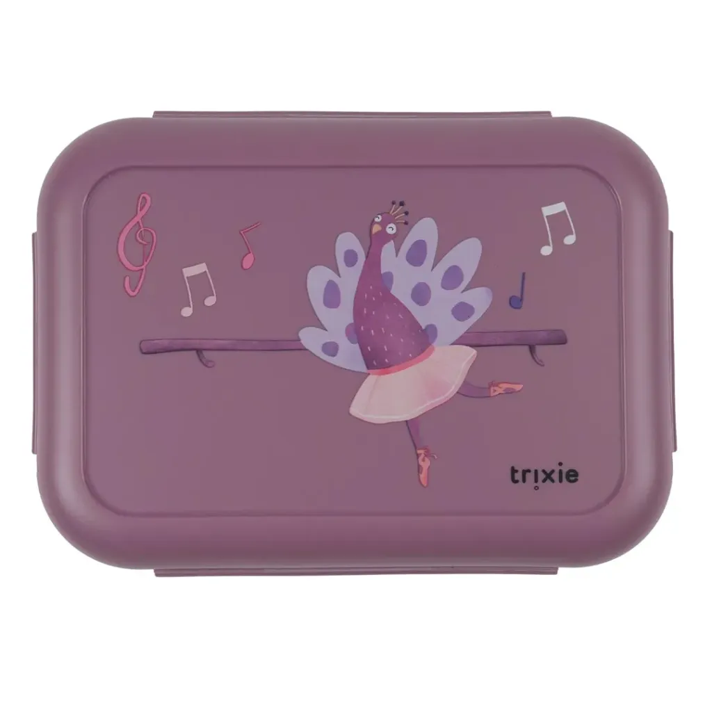 Fiambrera Con Separador Clips - Ballerina Mrs. Peacock