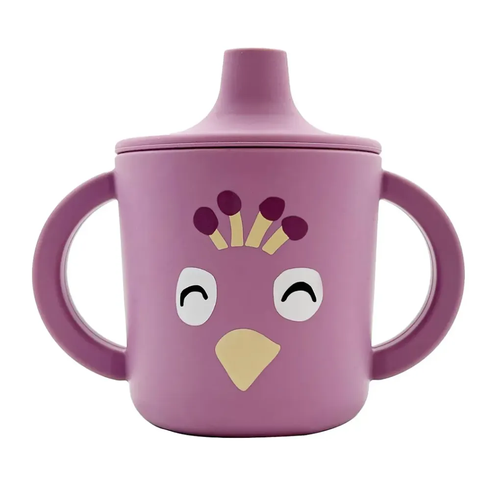 Taza De Silicona Para Beber Con Asas - Mrs. Peacock