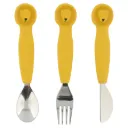 Cubiertos De 3 Piezas En Silicona - Mr. Lion