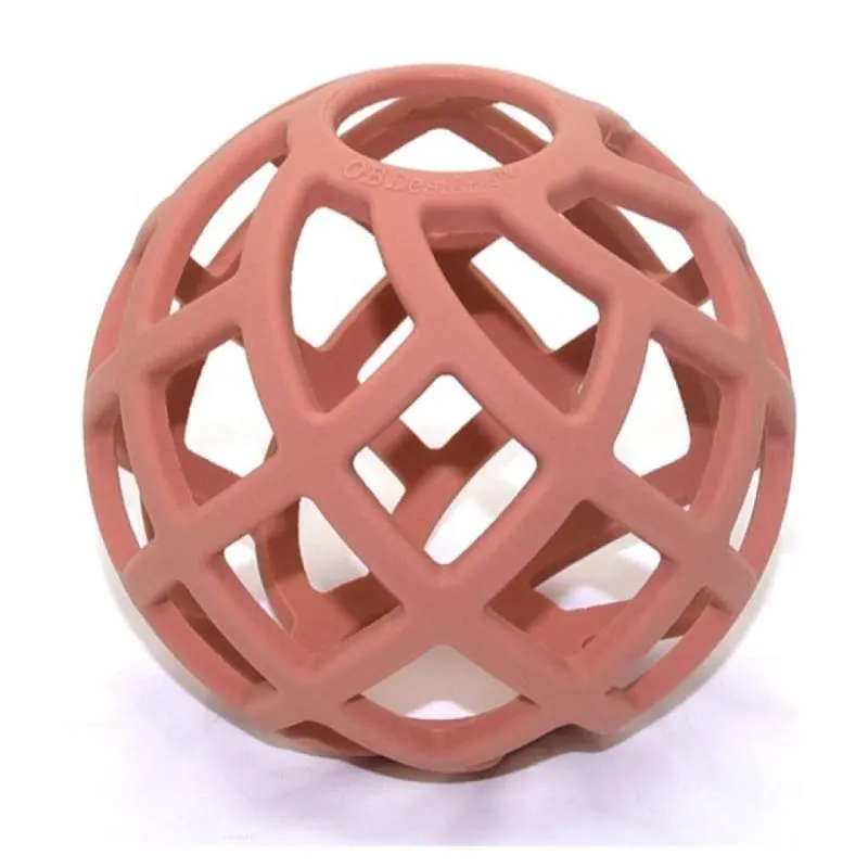 Pelota Ecológica Mordedor Rosa-Ob Designs