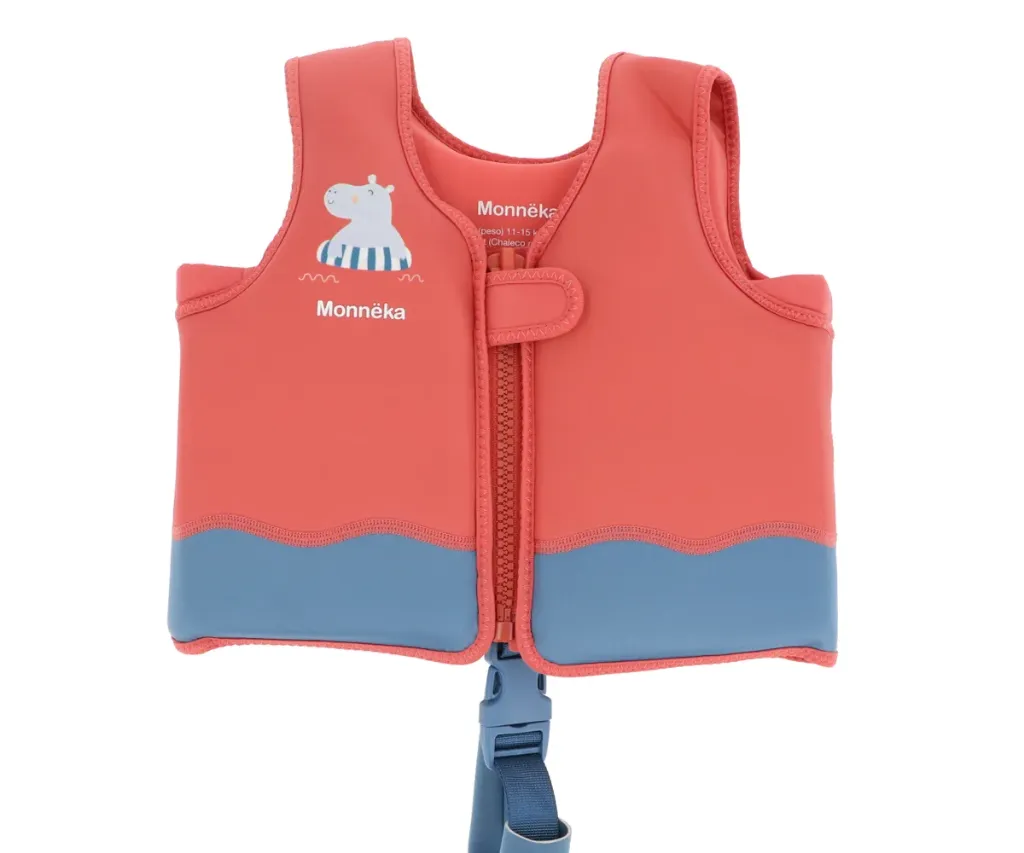 Chaleco Flotador Aprendizaje Hippos 2 A 3 Años