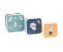 3 Cajas Almuerzo Pandas In Space