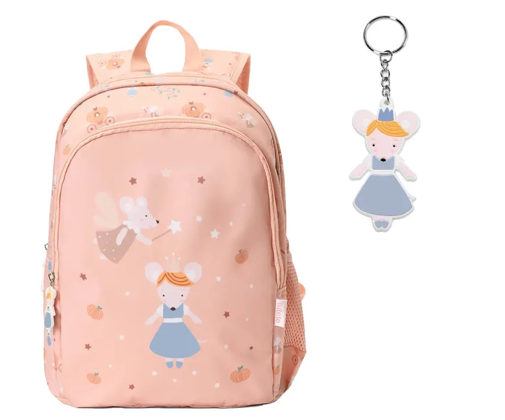 Mochila Mediana Mouse Fairies + Llavero