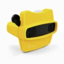 Visor 3D Retro - Amarillo