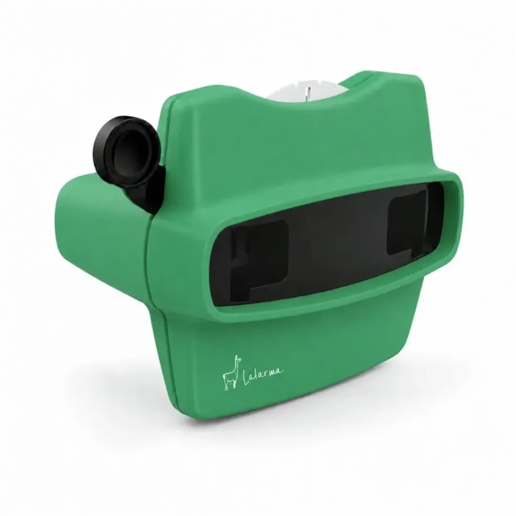 Visor 3D Retro - Verde