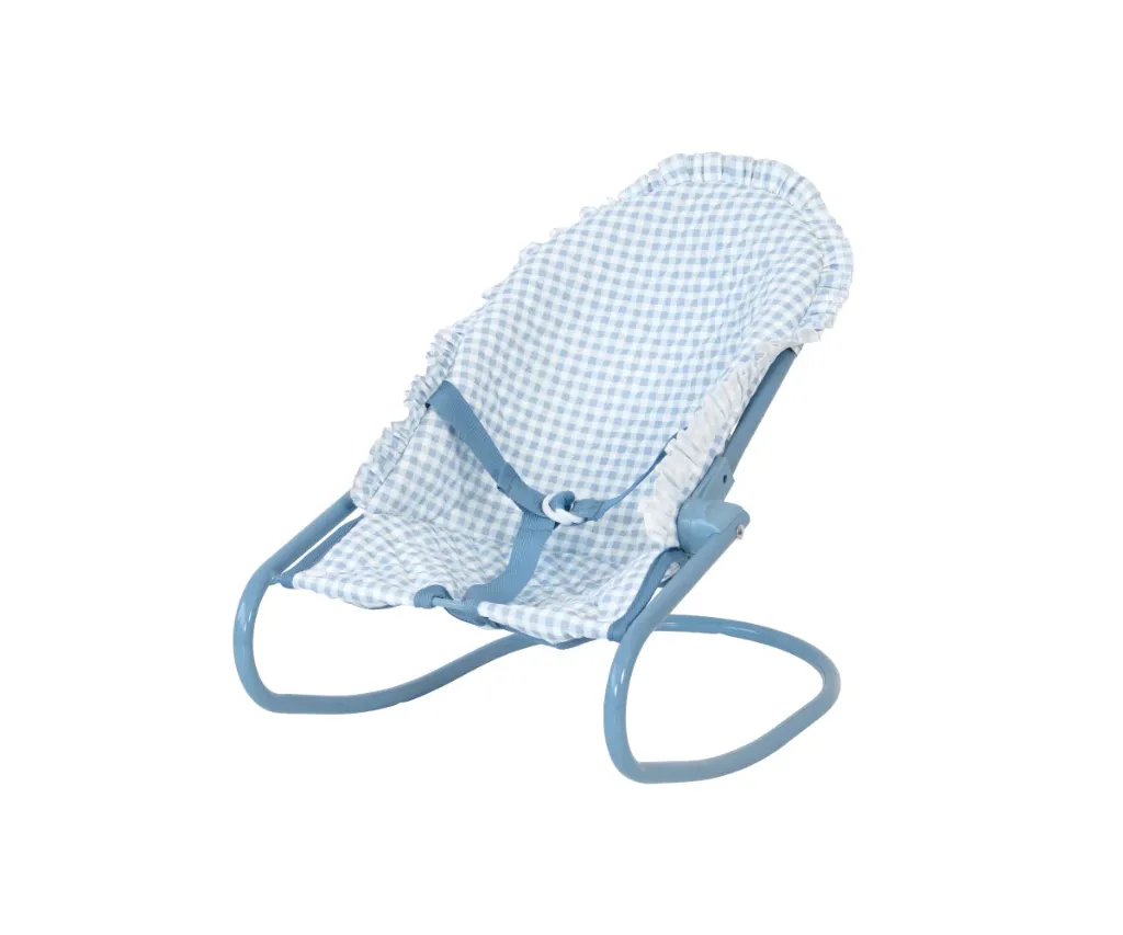 Hamaca Para Muñecas Vichy Blue