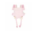 Portabebés Ergonómico Para Muñecos Vichy Pink