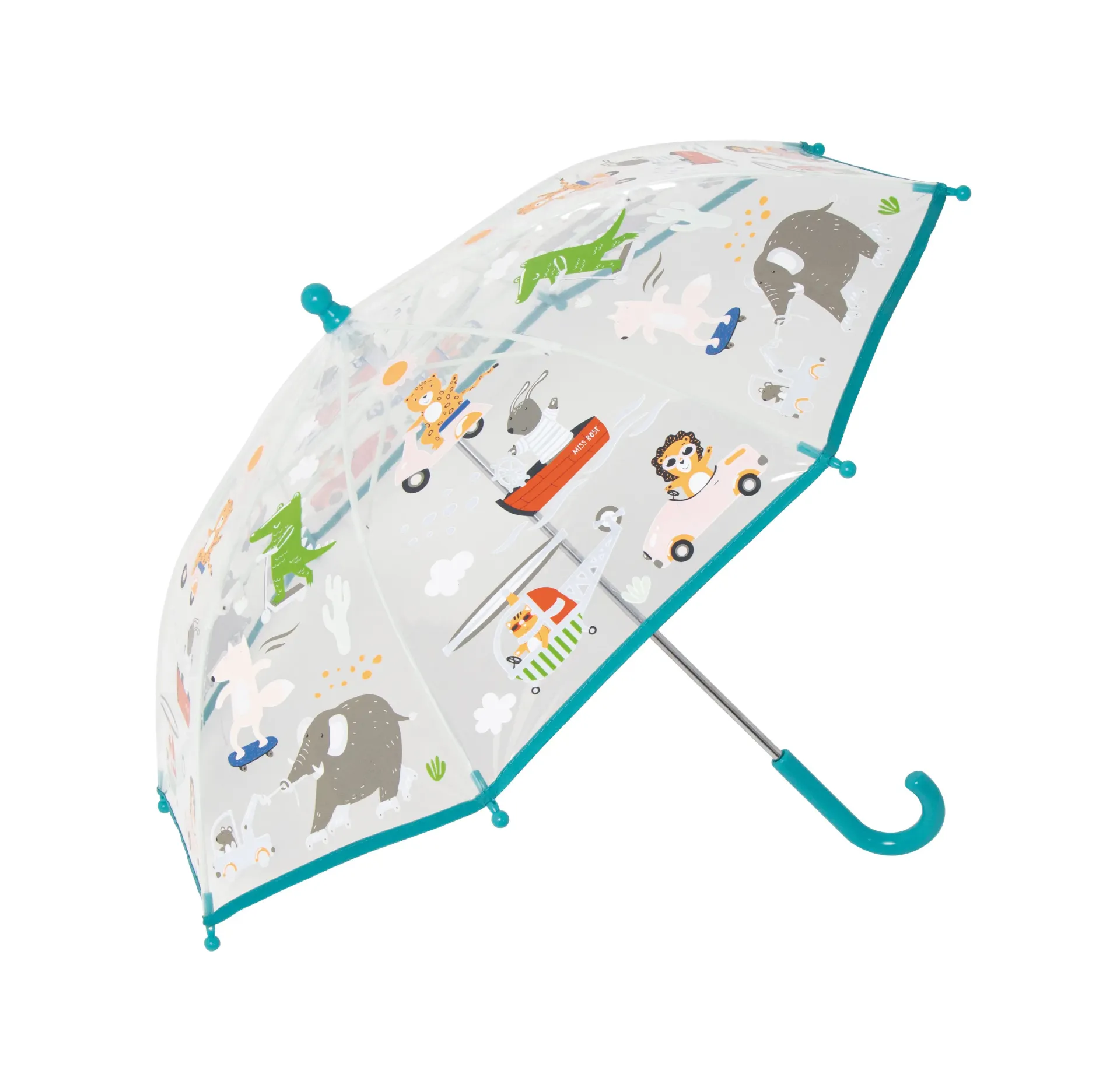 Paraguas Animales Y Transportes Magic 70 Cm