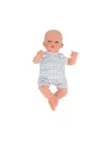 Muñeco Mateo Con Peto Vichy Azul