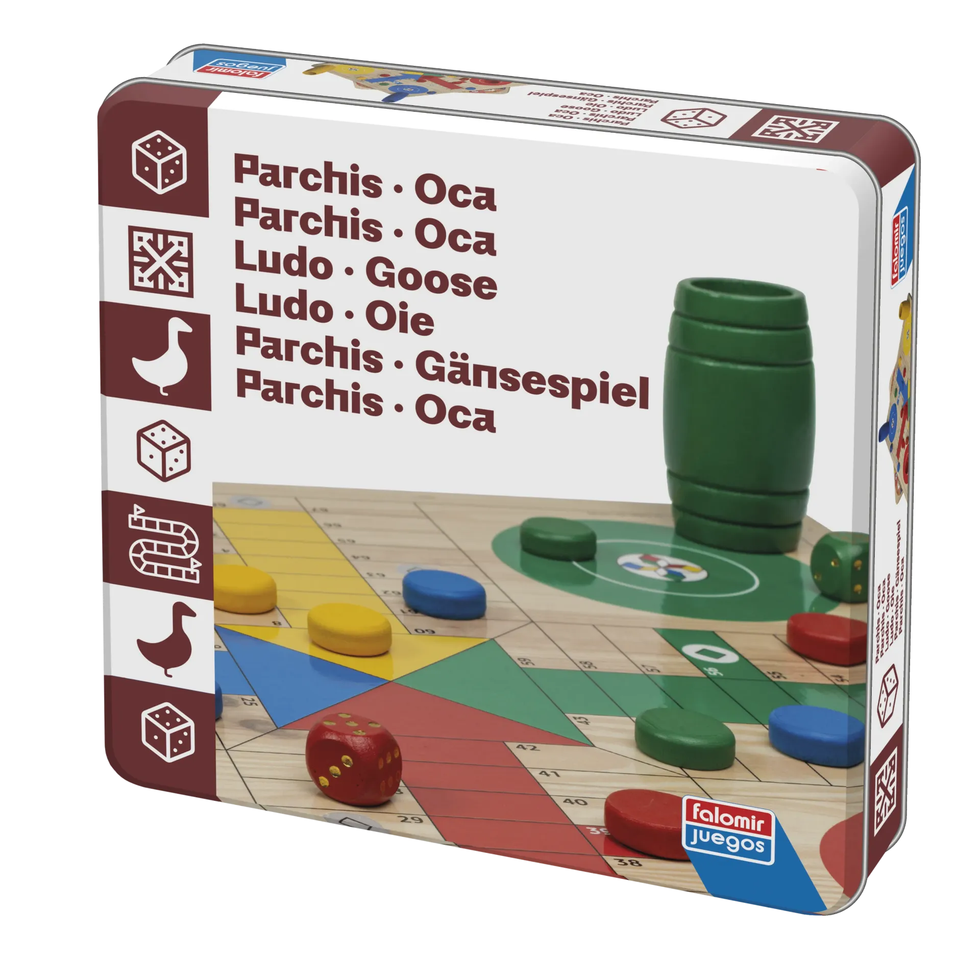 Parchís-Oca Caja Lata