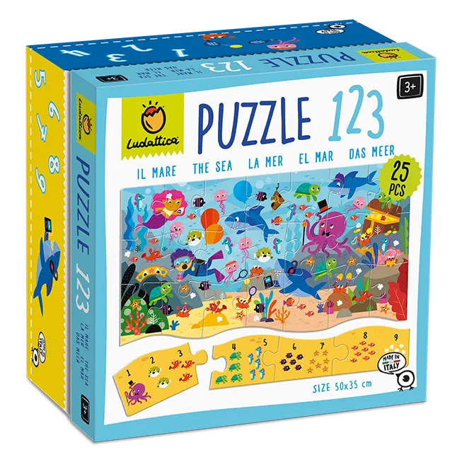 123 Puzzle - El Mar